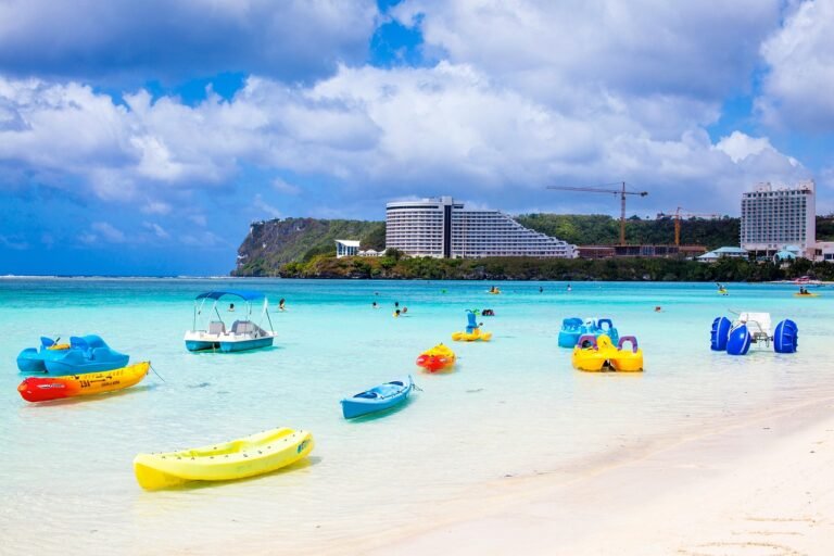 beach, kayaks, water activities, beach resort, shore, seashore, ocean, horizon, sea, guam, landscape, resort, nature, sky, island, guam, guam, guam, guam, guam